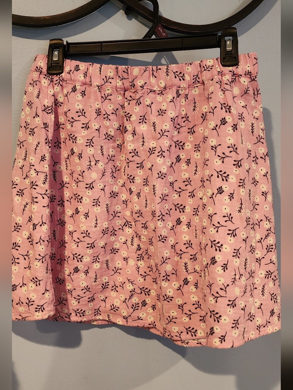 Free Assembly 100% Cotton Floral A-Line Skirt Size XL